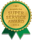 Angi's List Super Service Award logo.