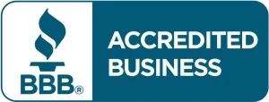 Better Business Bureau Accredited Business logo.