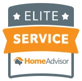 HomeAdvisor Elite Service badge.