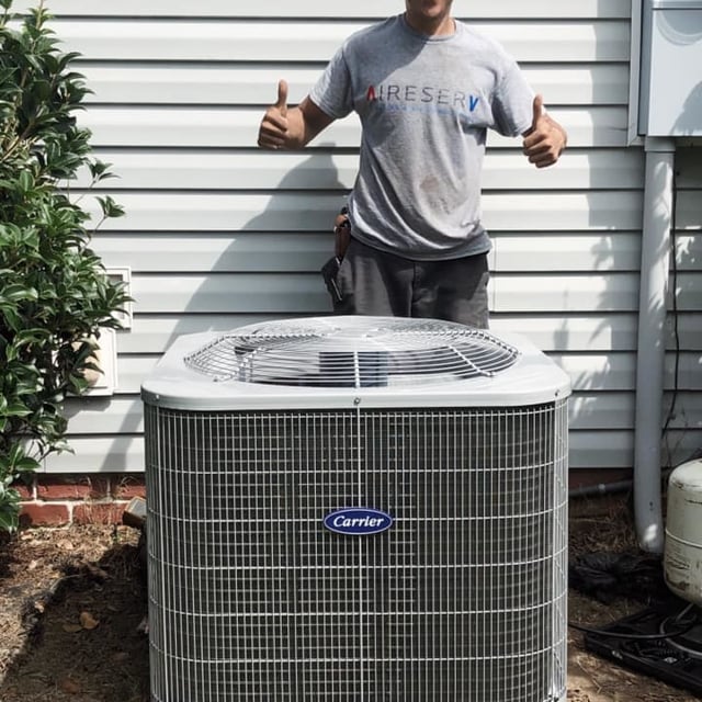 AC Unit with Service Professional