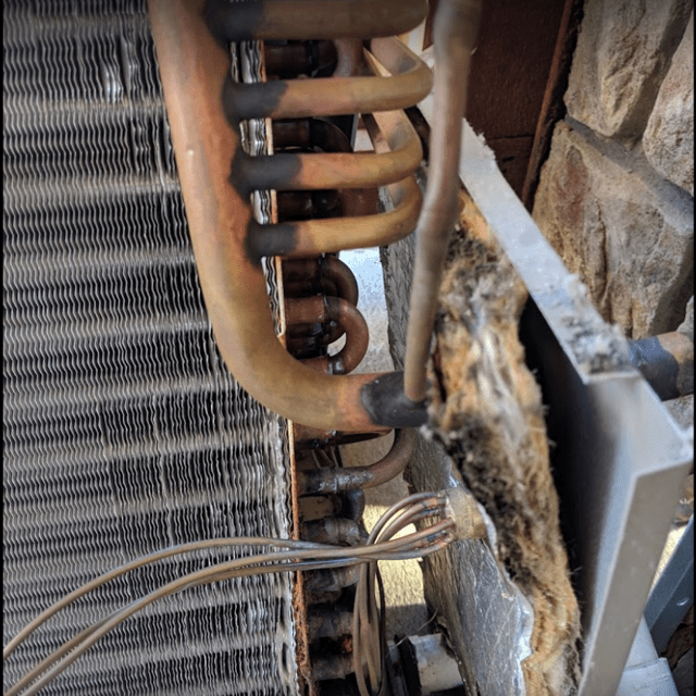 Air conditioning wire and piping