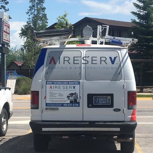 Aire Serv Service Van