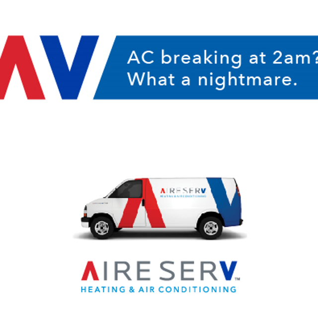 Aire Serv Truck with Text