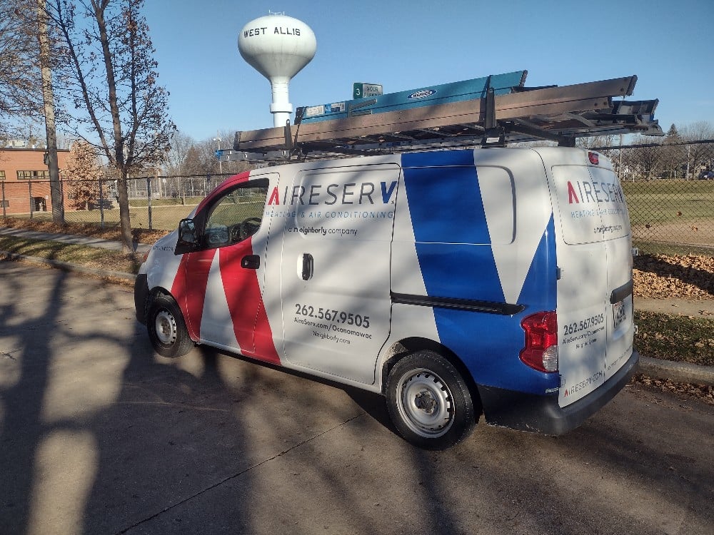 Aire Serv van in West Allis