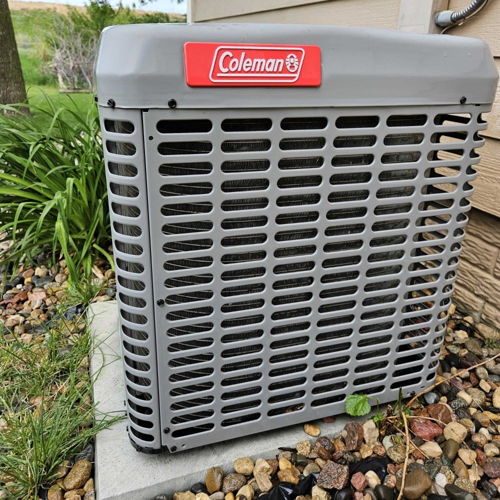 Close-Up of Coleman Air Conditioner