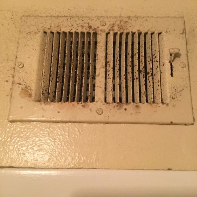 Dirty Supply Vent Unit needs duct cleaning