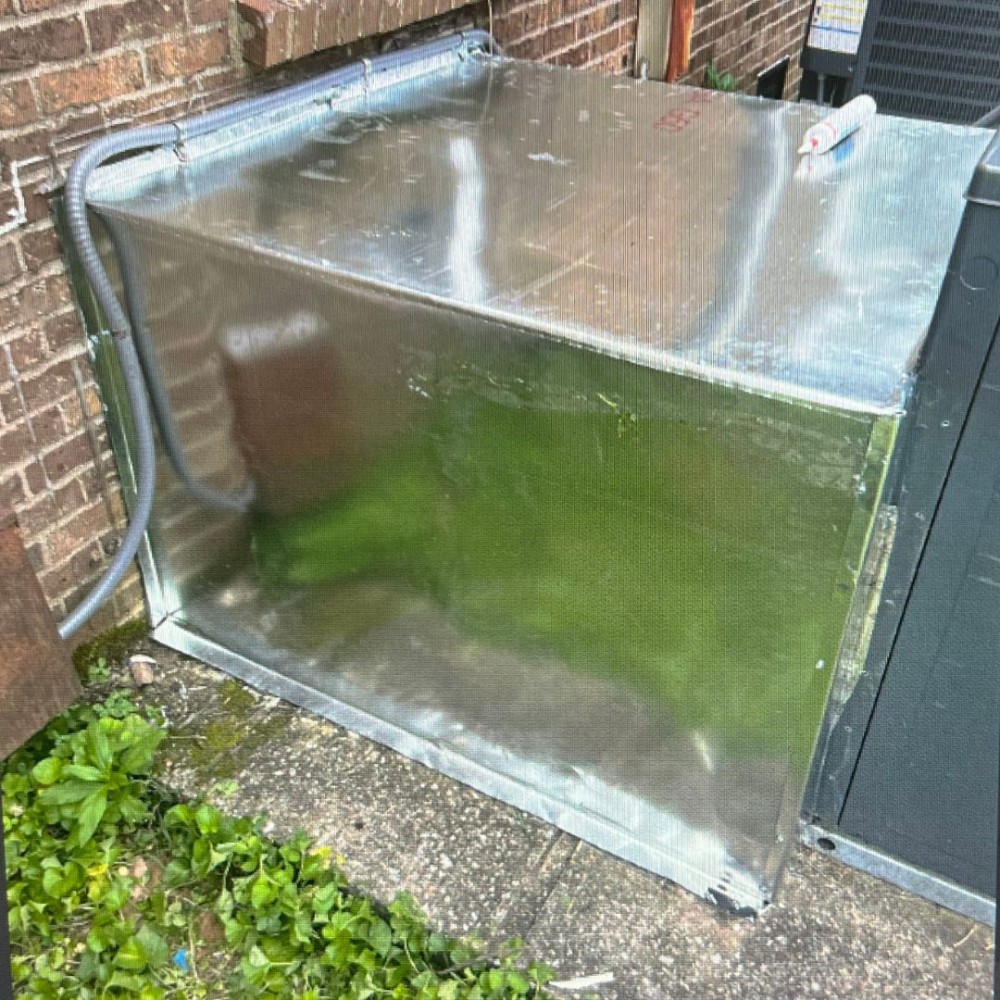 Duct cover from package unit