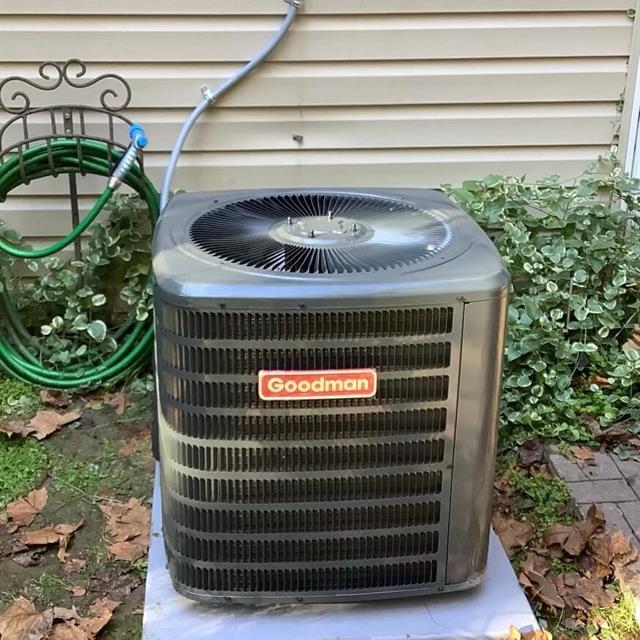 Goodman AC unit outside