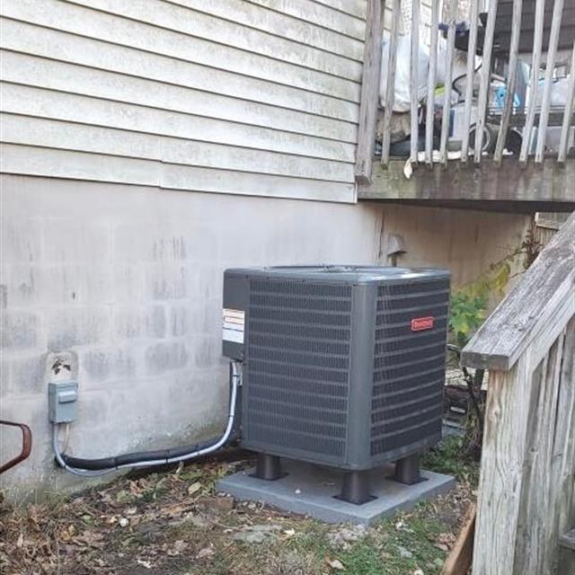 Goodman AC unit outside