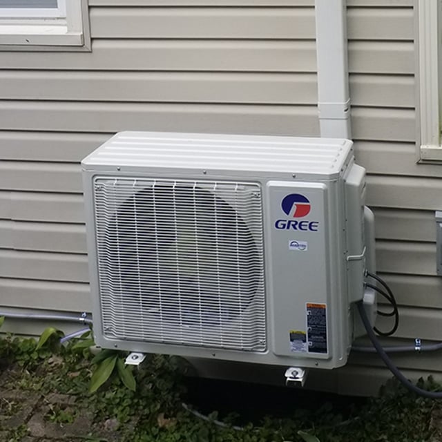 Mini split ductless unit.