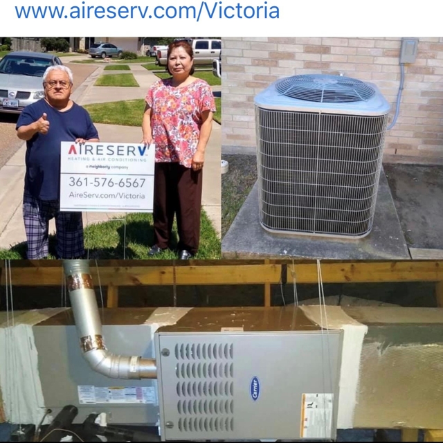 New AC Condenser installed outside of home and central air unit installed