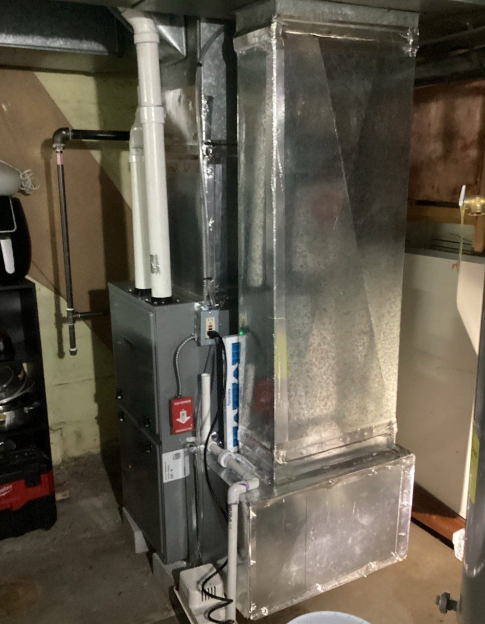 Gas furnace replacement in Poughkeepsie AFTER