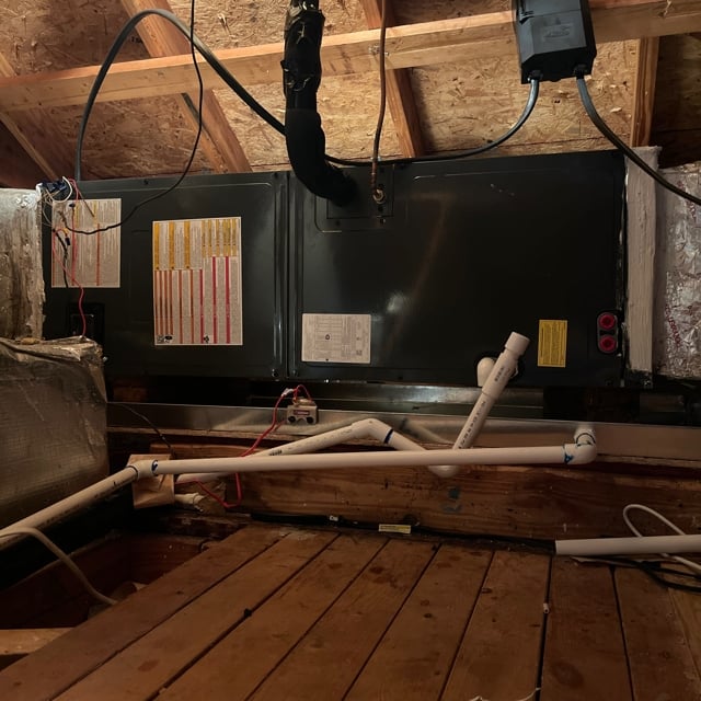 attic hvac installation