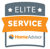 HomeAdvisor Elite Service badge.